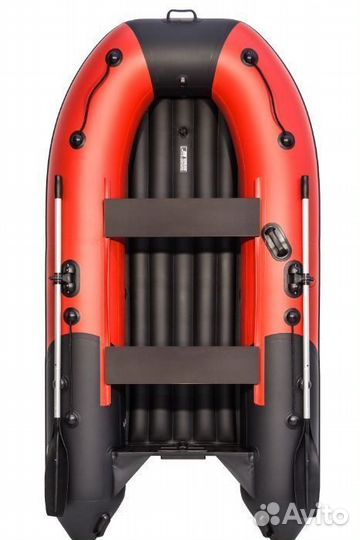 Надувная лодка Ривьера Компакт 2900 нднд красная