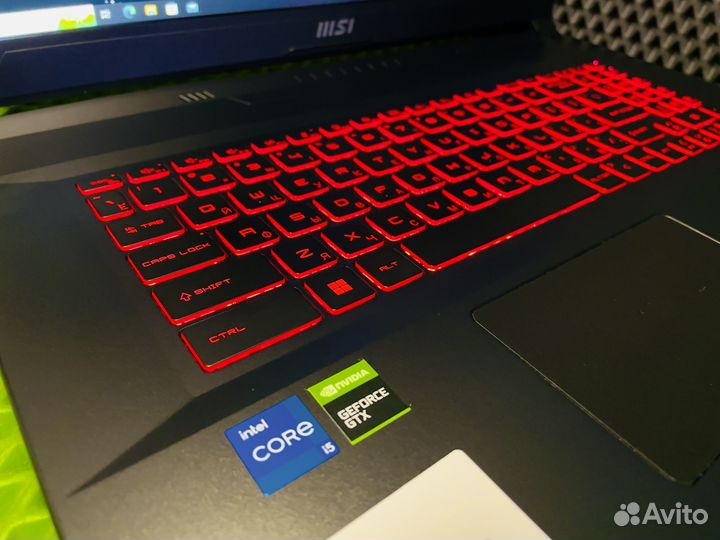 Игровой Ноутбук MSI 17.3 144Hz i5-11Gen/GTX1650
