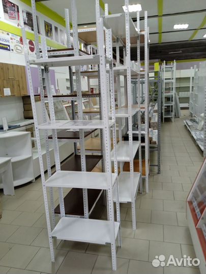 Стеллажи металлические сборные