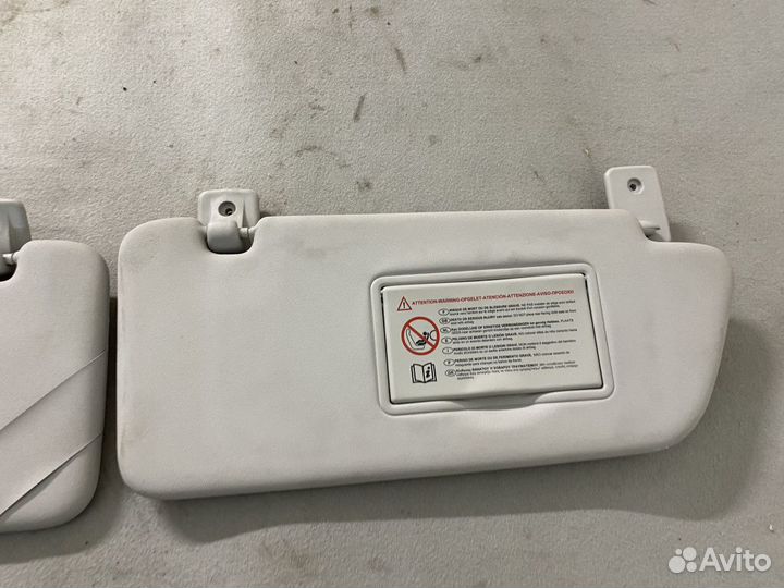 Козырек солнцезащитный Peugeot 308 (T7) I (2007–20