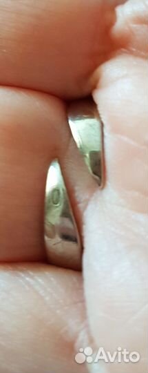 Серебряные кольца размер 19 разные