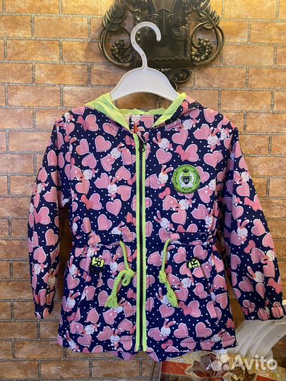 Ветровка для девочки 98