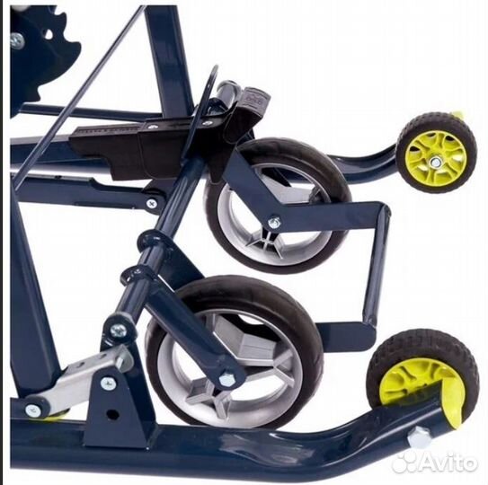 Санки-коляска nika Ника детям в джинсовом стиле