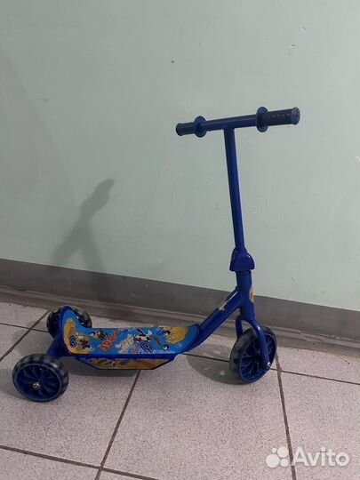 Самокат детский трехколесный бу