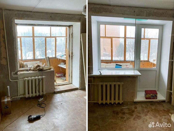 Окна пвх под ключ / установка пластиковых окон