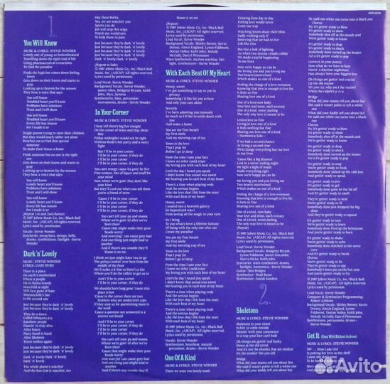 Грампластинка виниловая Стиви Уандера 