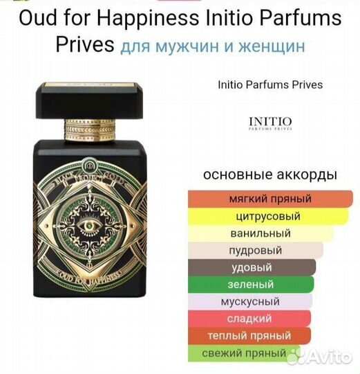 Initio Oud For Happiness оригинал распив