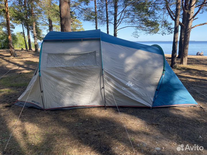 Палатка 4 местная quechua arpenaz family 4.1