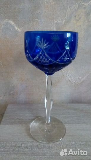 Бокал из цветного хрусталя