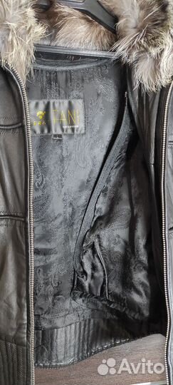 Куртка кожаная женская с мехом