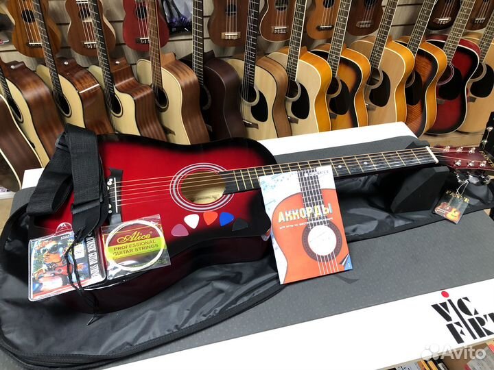 Гитара для начинающих + комплект