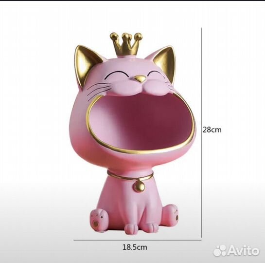 Конфетница фигурка статуэтка кошка