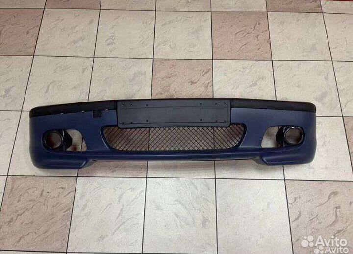 Передний бампер на BMW E46 mtech + птф