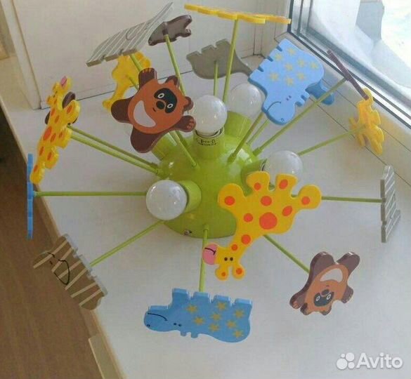 Потолочная детская люстра Citilux зоопарк