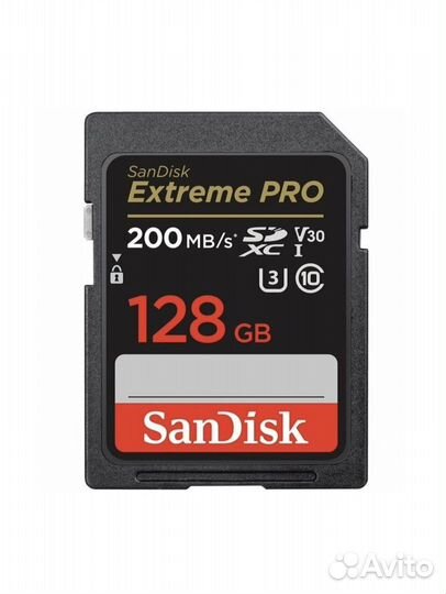 Sandisk extreme pro 128gb 200 mb/s новая