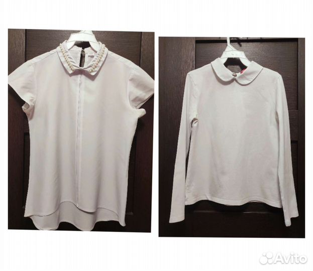 Блузка белая для девочек