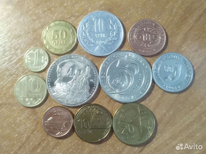 Монеты бывших республик СССР