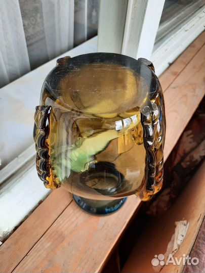 Старинная ваза стекло до 1917г