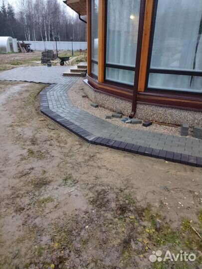 Укладка тротуарной плитки под ключ