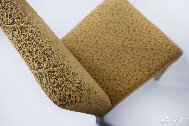 Чехлы на стулья со спинкой на кухню 2 шт, Медовый