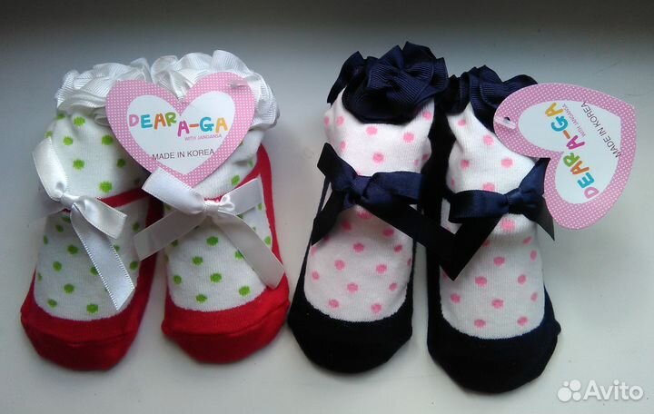 Нарядные носочки под туфли на 1-1,5г. Ю. Корея