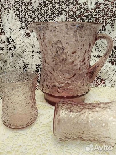 Цветное карамельное, медовое стекло СССР