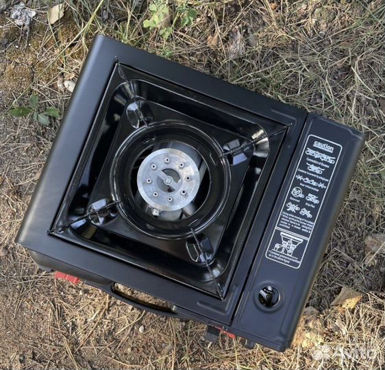 Плитка газовая горелка походная в кейсе