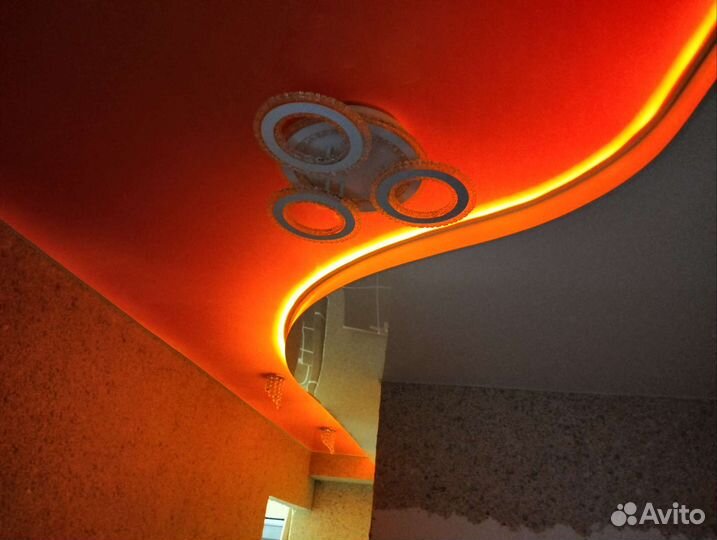 Натяжные потолки установка