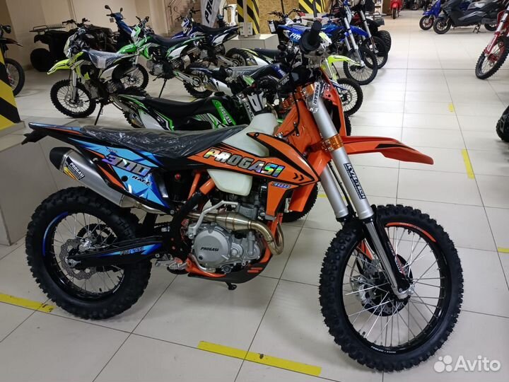 Progasi race 300 оранжевый эндуро кросс