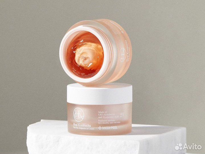 Увлажняющий ампульный крем с комбучей medi-peel