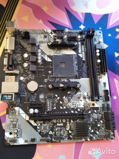 Материнская плата AM4 B450M HDV R4.0 от ASRock