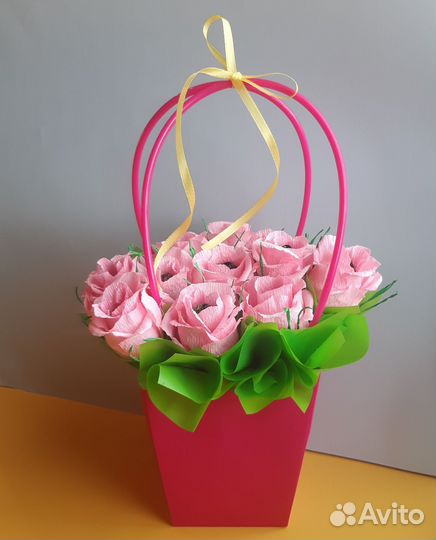 Сладкие букеты из конфет