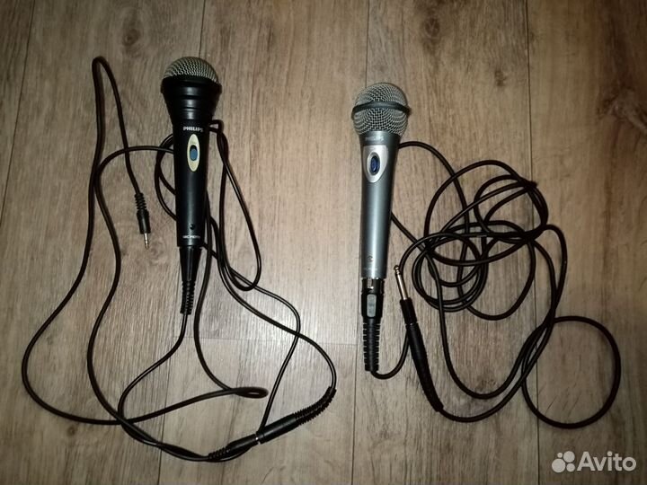 Микрофон для караоке проводной philips