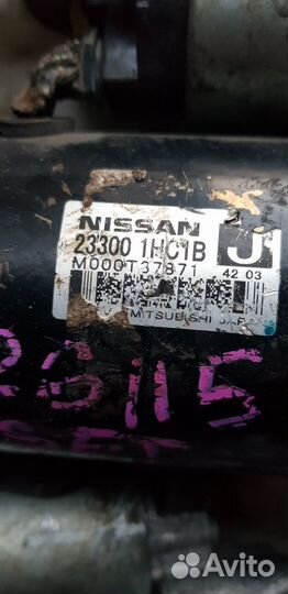 Nissan micra march Note 12 стартер 233001HC1B