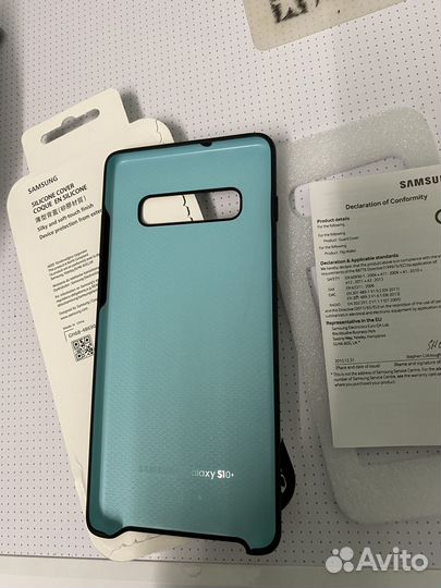 Фирменный чехол Samsung S10 Plus