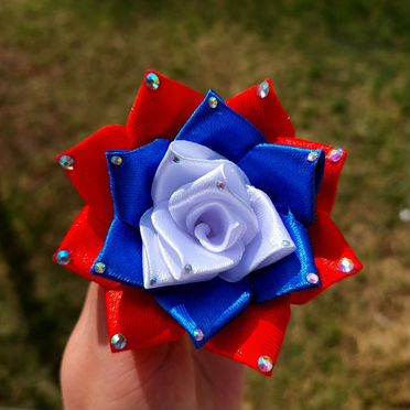 Георгиевская лента, резинки для волос