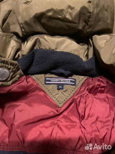Пуховик Tommy Hilfiger xs оригинал