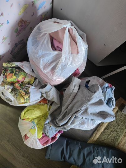 Вещи пакетом на девочку 122 -128 см