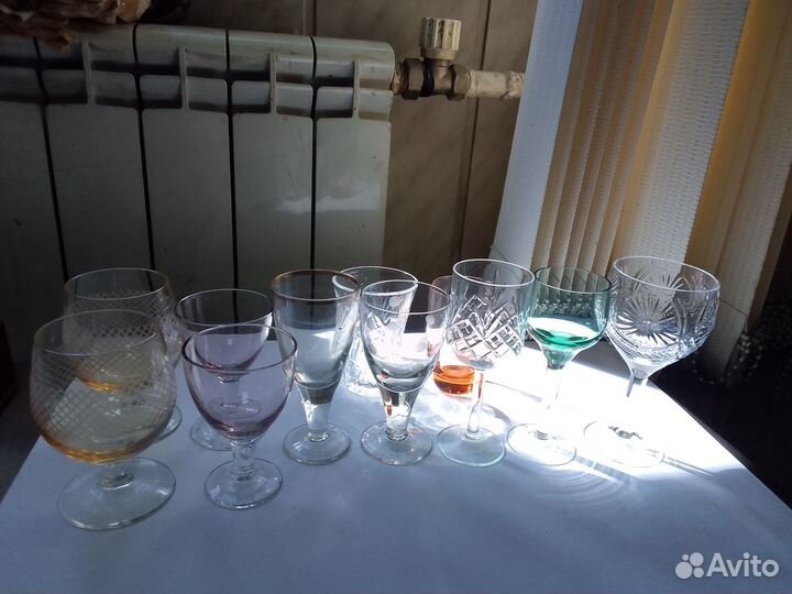 Лебедь бокалы фужеры рюмки стопки графины стекло