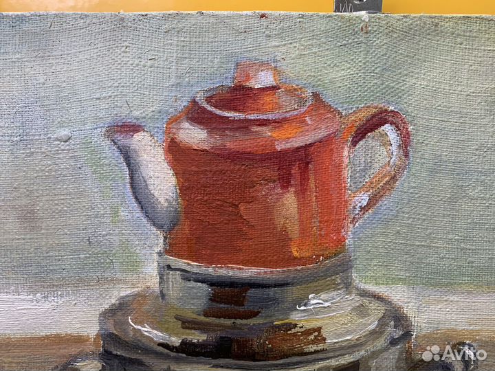 Z.6667 картина маслом Самовар