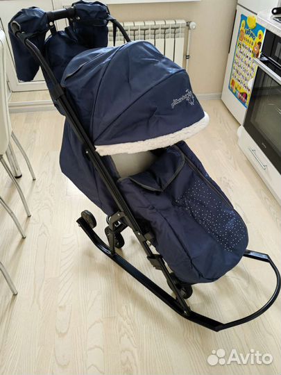 Детские санки коляска pikate