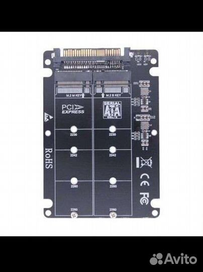 SSD адаптер M.2 SSD на U.2