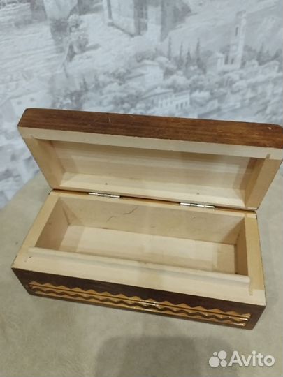 Шкатулка деревянная СССР