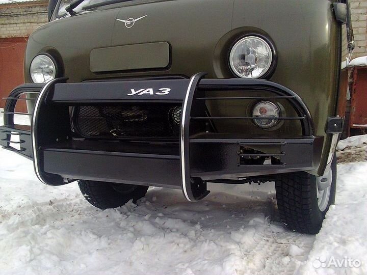 Передний бампер Корсар УАЗ 452, 3303, 39094