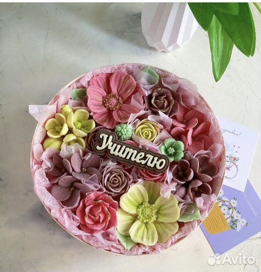 Шоколад, Цветы из шоколада