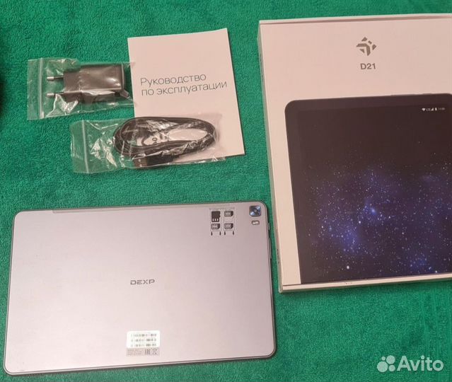 Планшет dexp D21 4/128гб, сим, wifi, youtube, новы