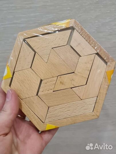 Деревянный пазл, развивающая игрушка