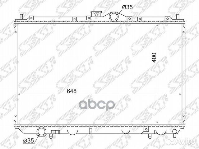 Радиатор Mitsubishi Carisma 95-05 MC00024G63 Sat