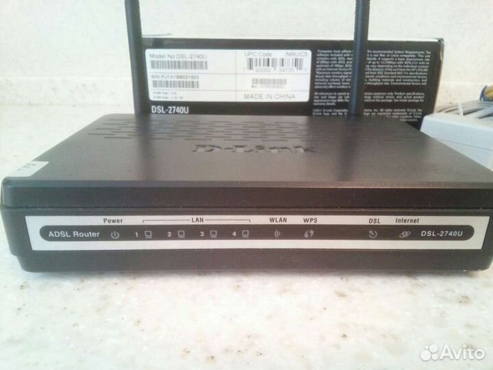 Модем d-link DSL-2740u