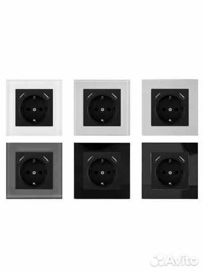 Розетка встраиваемая Werkel с заземлением